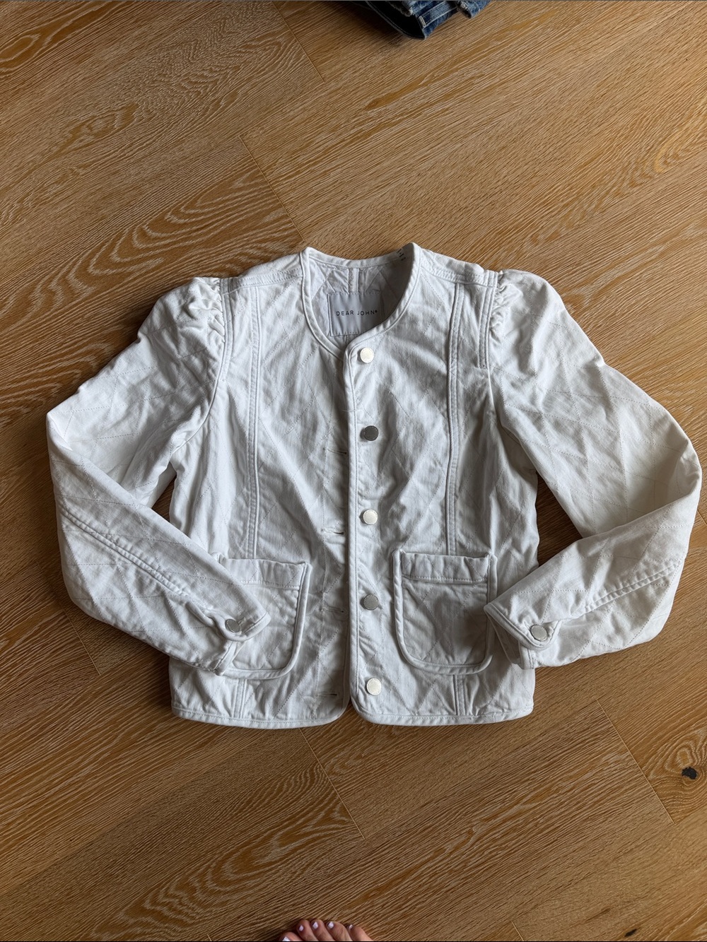 Dear John White Button Jacket